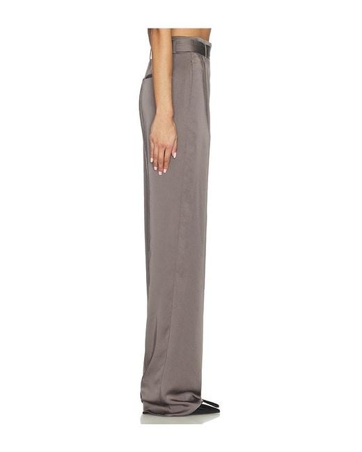 LAPOINTE Gray Belted Pant
