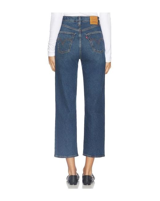 Levi's Blue Ribcage Straight Ankle