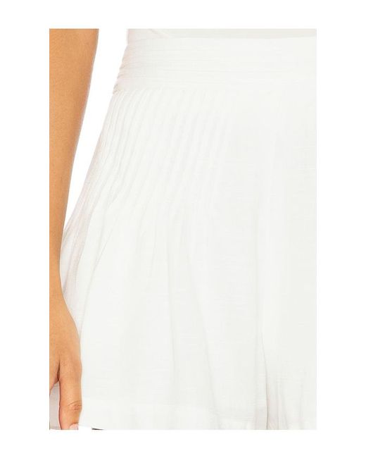 Astr White Ciro Shorts