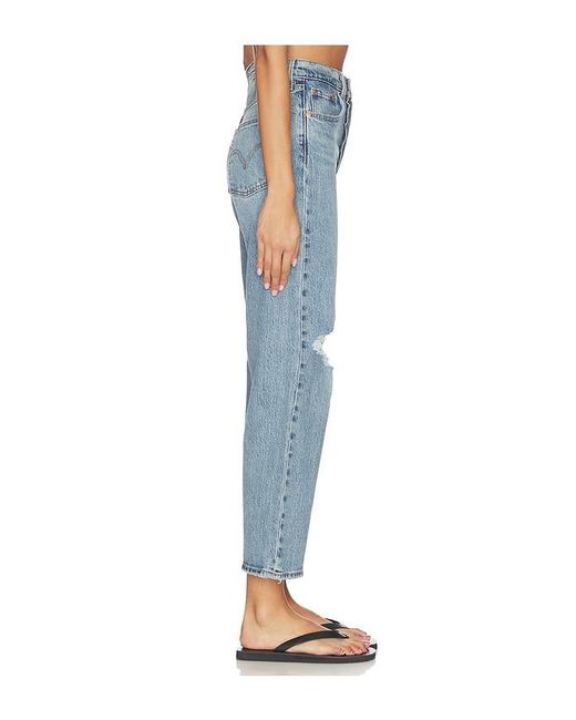Levi's Blue Ribcage Straight Ankle