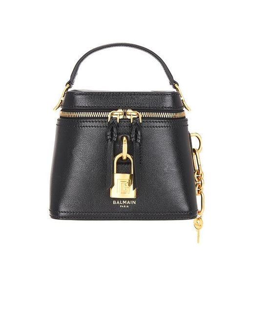 Balmain White Pulse Vanity Bag