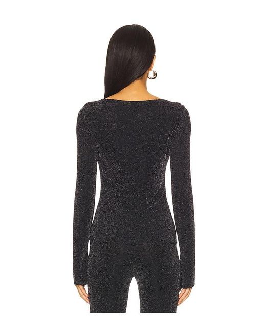 Show Me Your Mumu Black Bowie Top