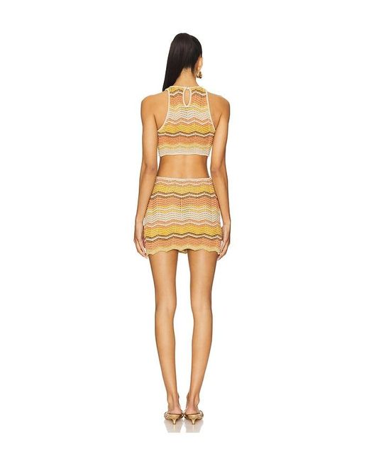 retroféte Natural Dania Crochet Dress