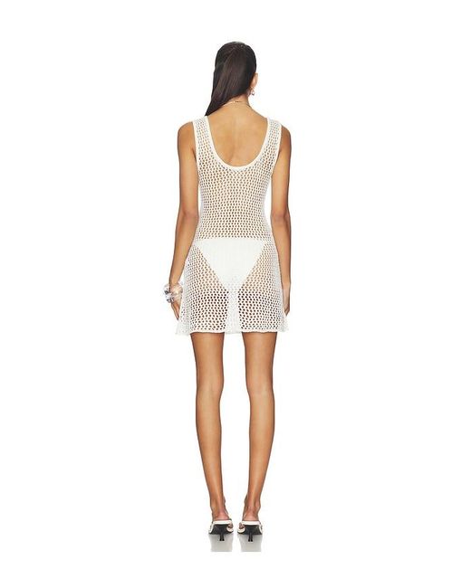 CAPITTANA White Patsie Roses Dress