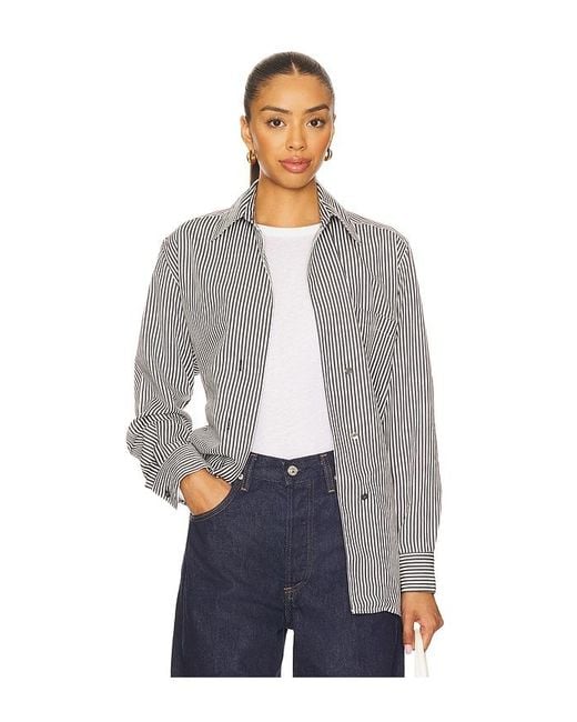 Agolde Gray Aris Shirt