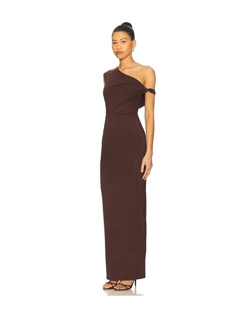superdown Brown Alessia Maxi Dress