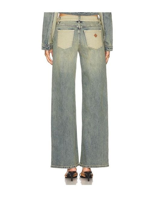 A.Brand Green 99 Wide Leg Jeans