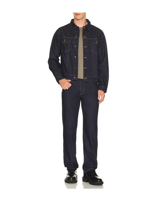 Percival Blue Straight Leg Denim Jeans for men