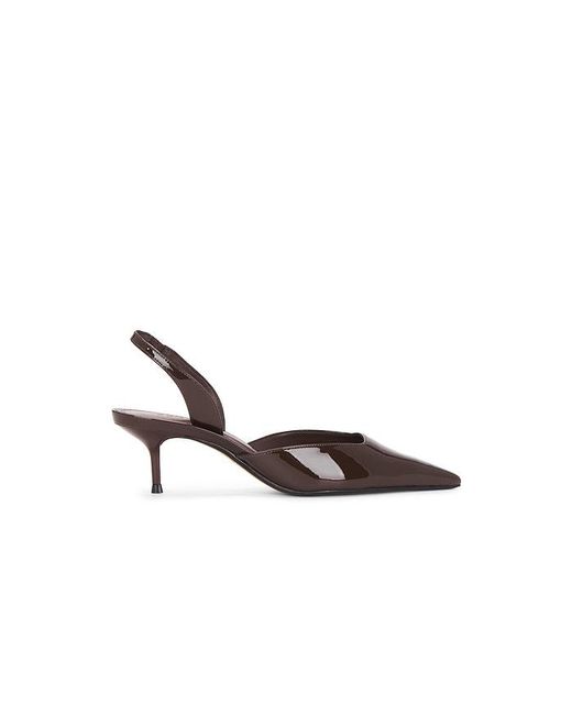 SCHUTZ SHOES Brown Paola Mid Pump