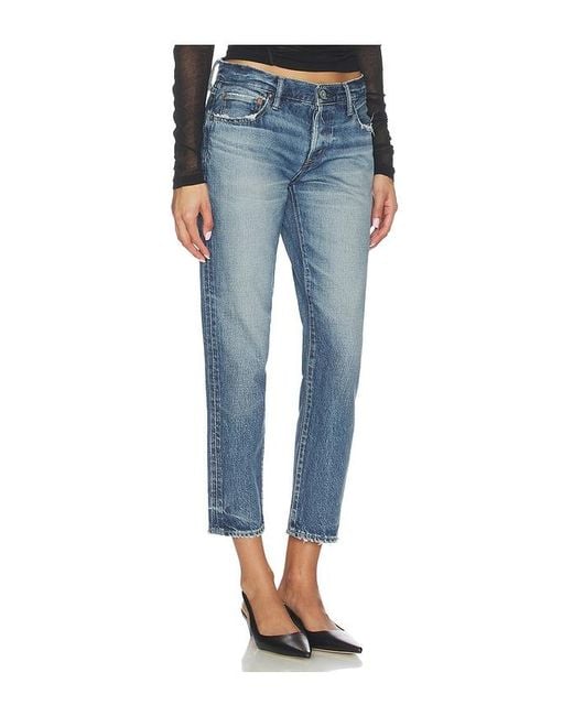 Moussy Blue Mendon Tapered Jeans
