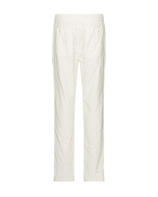 Marine Layer White Saturday Stretch Beach Pant for men