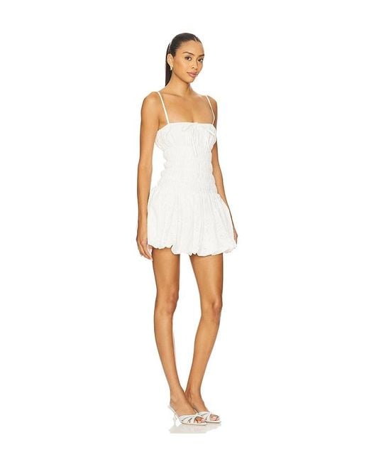 MAJORELLE White Wesley Mini Dress