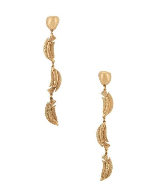 Cult Gaia White Neemo Trio Earring