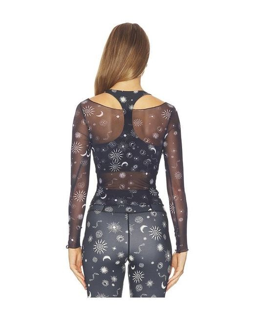 Spiritual Gangster Blue Solstice Olivia Top