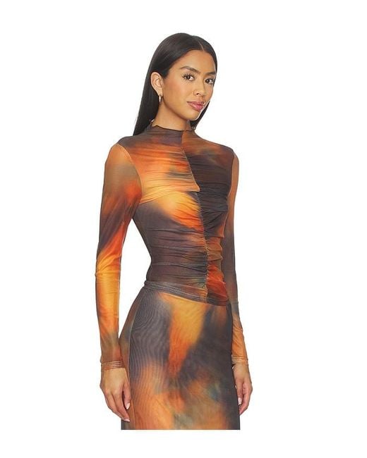 BY.DYLN Orange Gem Top