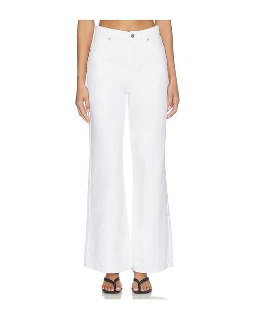Rolla's White Relaxed Sailor Jeans