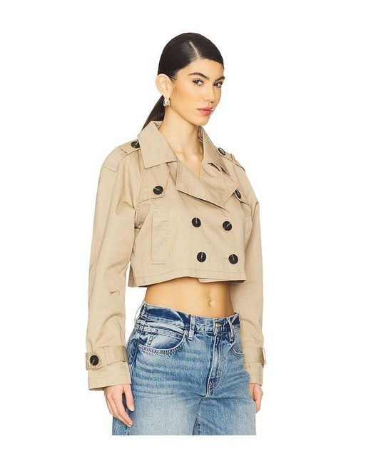 MORE TO COME Blue Trenchcoat Marja