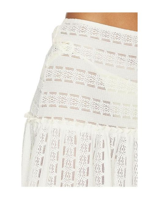 MORE TO COME White Darla Maxi Skirt