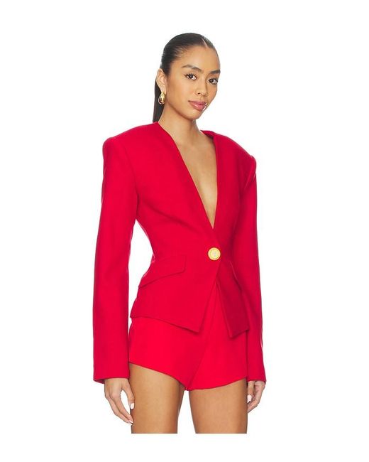 Ronny Kobo Red Carrie Blazer
