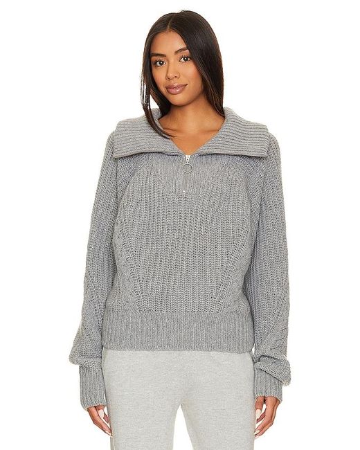 CORDOVA Gray Molina Half Zip Sweater