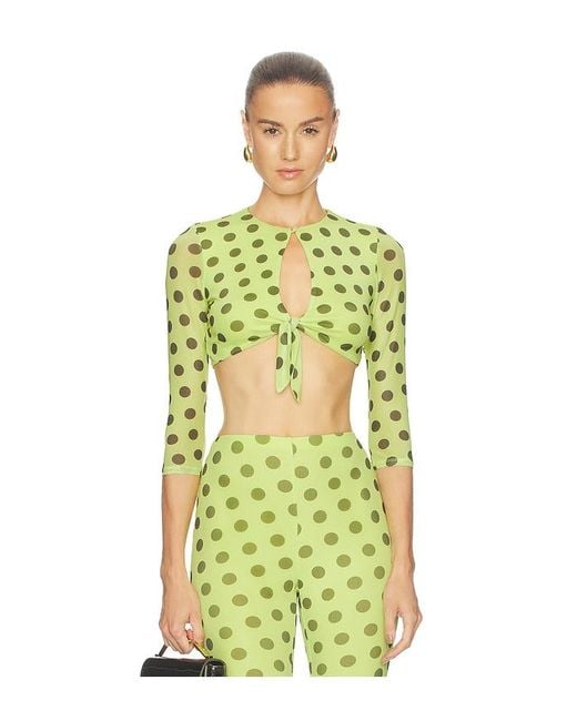 AFRM Green Nisha Top