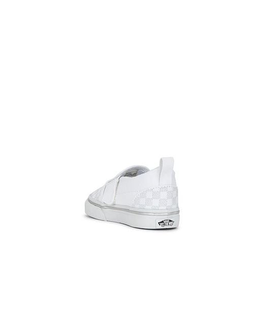 Vans White Toddlers Slip-On V