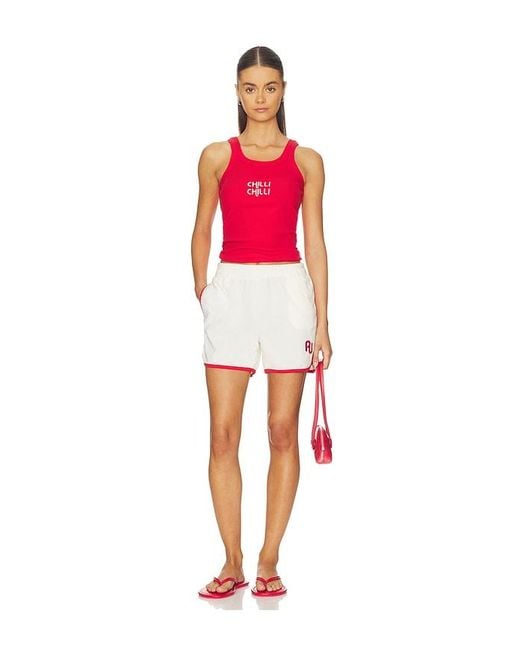 Araminta James White Chilli Terry Short