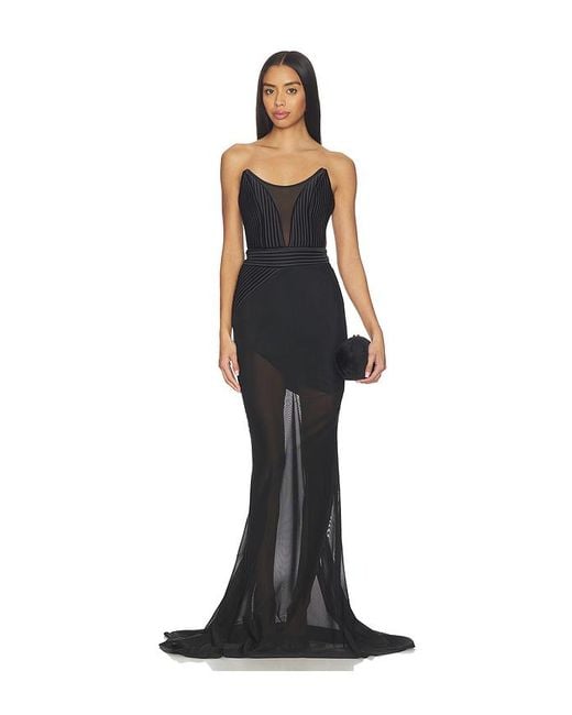 Zhivago Black We Cast Shadow Gown