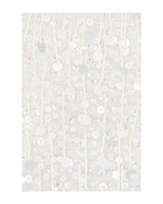 Asta Resort White Rosanna Hand Beaded Camisole