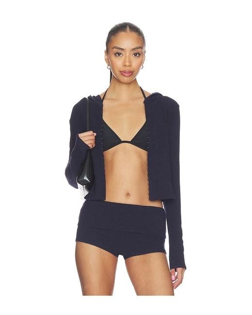 Lovers + Friends Blue Hudson Hoodie