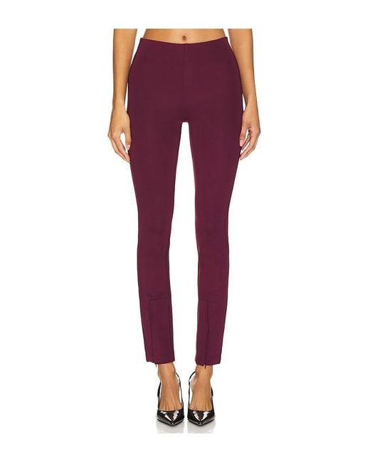GOOD AMERICAN Red Scuba Boss Pull On Slim Pant