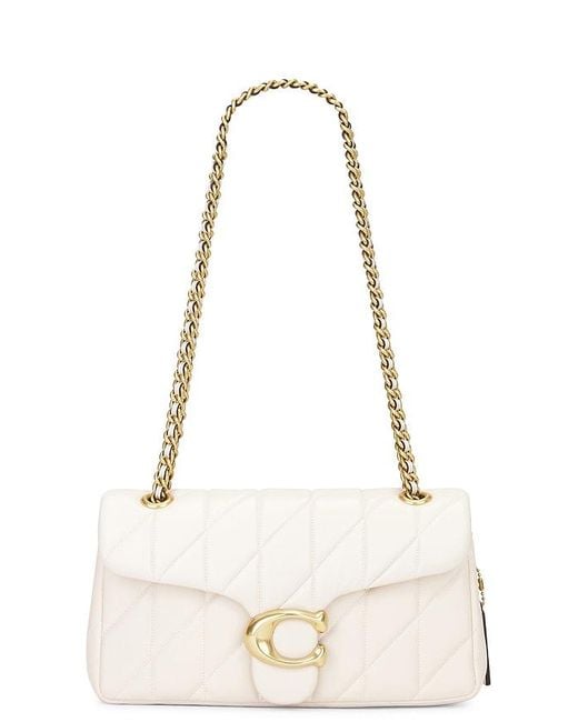 COACH Natural Umhängetasche Quilted Tabby
