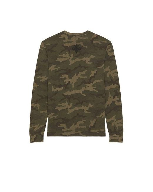 Camiseta Fragmented En Color Militar Talla (También En M, S, Xl/1X) Affliction de hombre de color Green