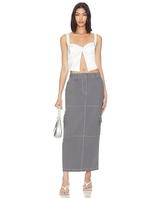 superdown Gray Lara Top