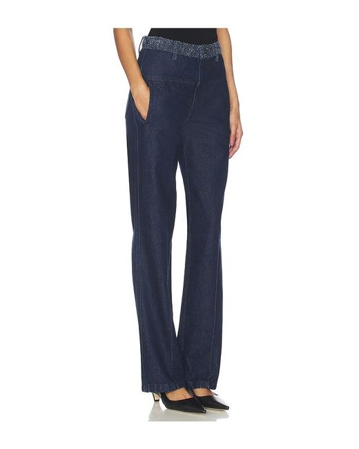 FAVORITE DAUGHTER Blue The Leave An Impression Trouser