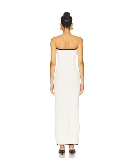Solid & Striped White Maxikleid Caroline