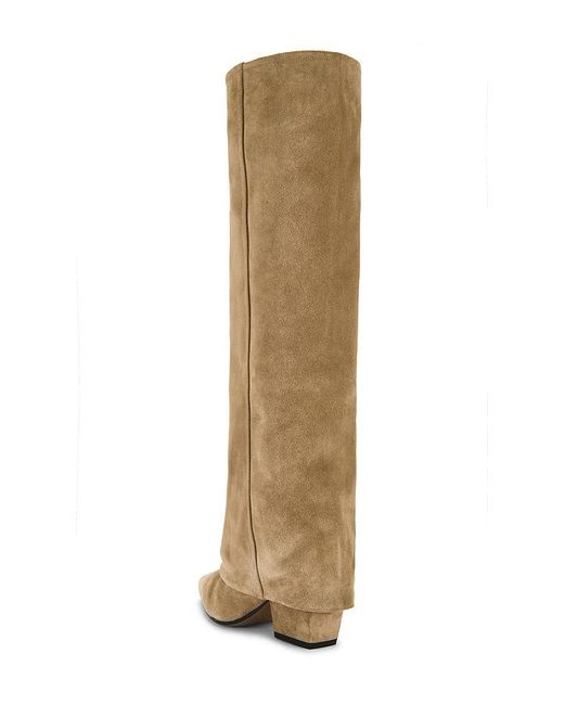 Paris Texas Natural Jane Fold Over Boot 60