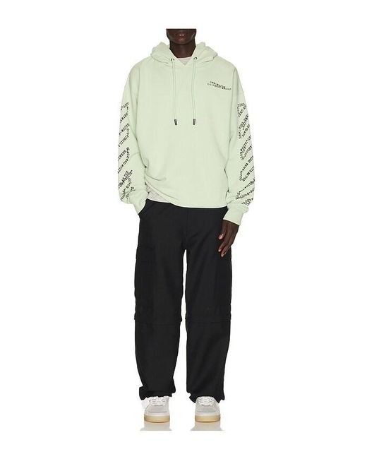 Off-White c/o Virgil Abloh Multicolor Type Arrow Loose Hoodie for men