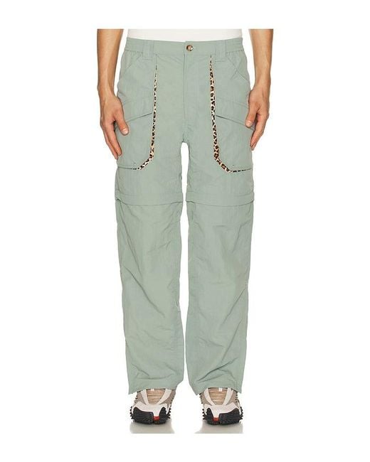 METALWOOD STUDIO Green Bomber Pant for men