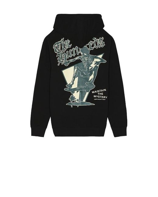 The Hundreds Black Skull Mountain Zip Up Hoodie for men