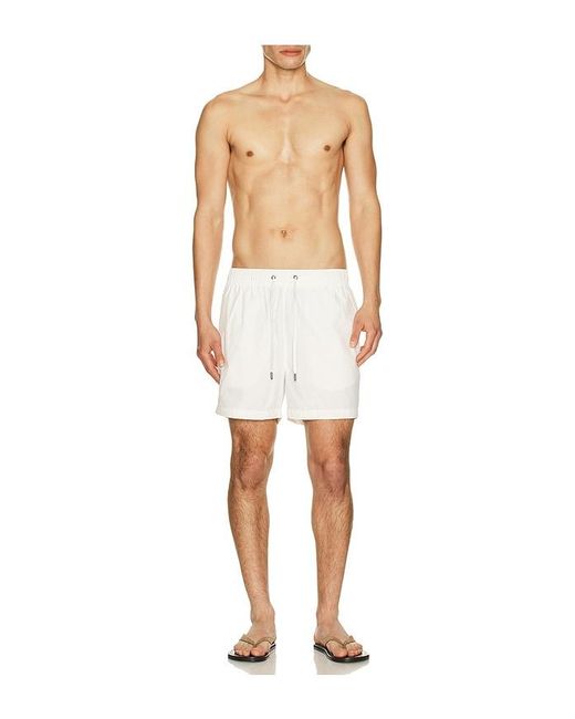 Onia White Charles 5 Swim Trunk for men