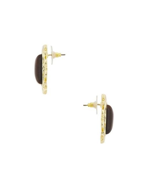 petit moments Metallic Viva Stud Earrings