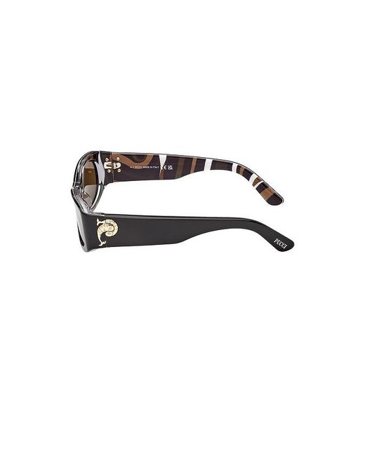 Emilio Pucci Multicolor Oval Sunglasses