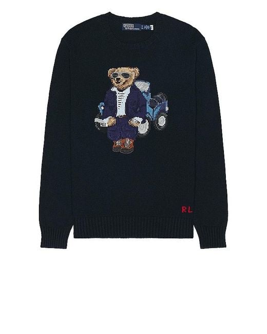 Polo Ralph Lauren Black Bear Sweater for men
