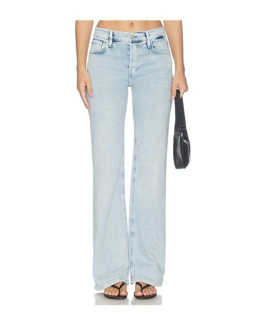 Hudson Blue Rosie High Rise Wide Leg Jeans