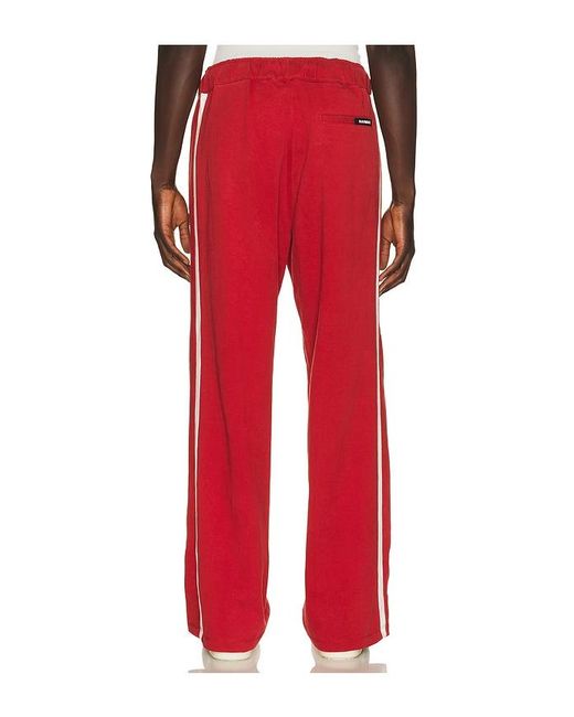 NAHMIAS Red Novelty Track Pant for men