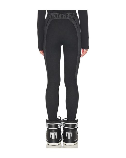 Goldbergh Black Contour Baselayer Pant