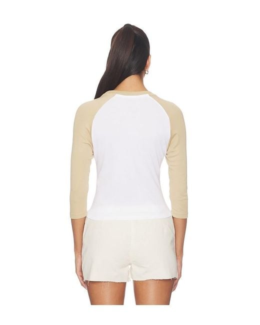 Casablanca White Baseball Tee