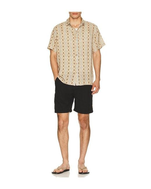Critical Slide Black Cruiser Linen Walkshort for men