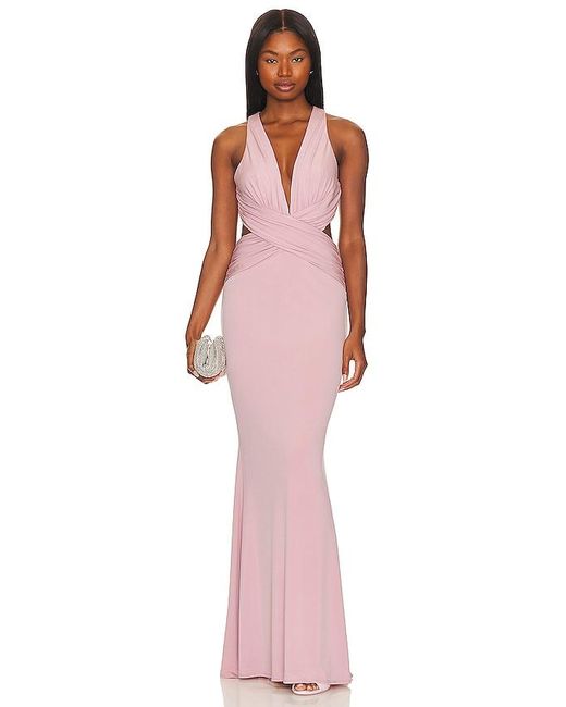 Katie May Pink X Revolve Secret Agent Gown